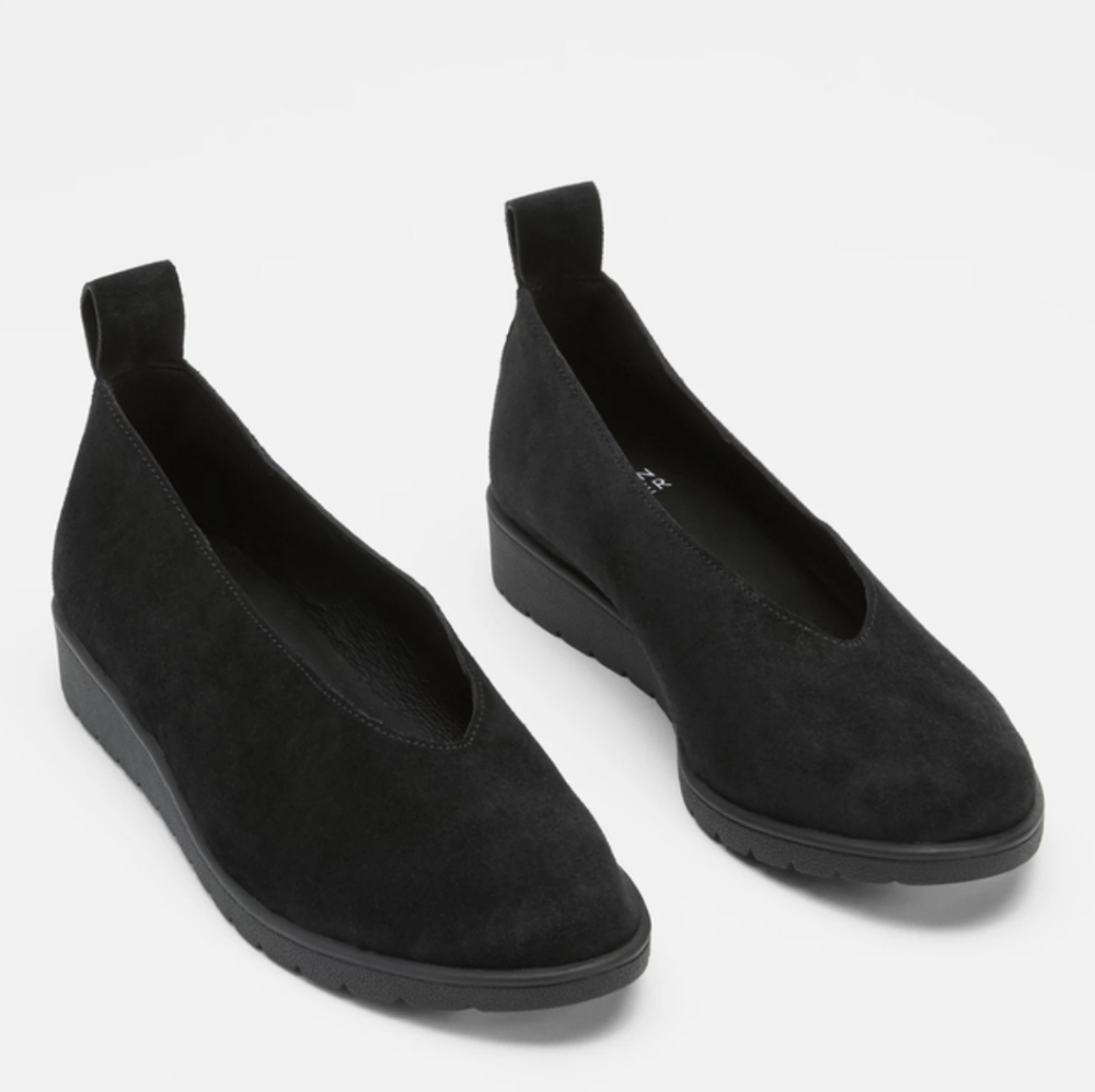 Eileen Fisher Humor Wedge Ballet Flat Shoes